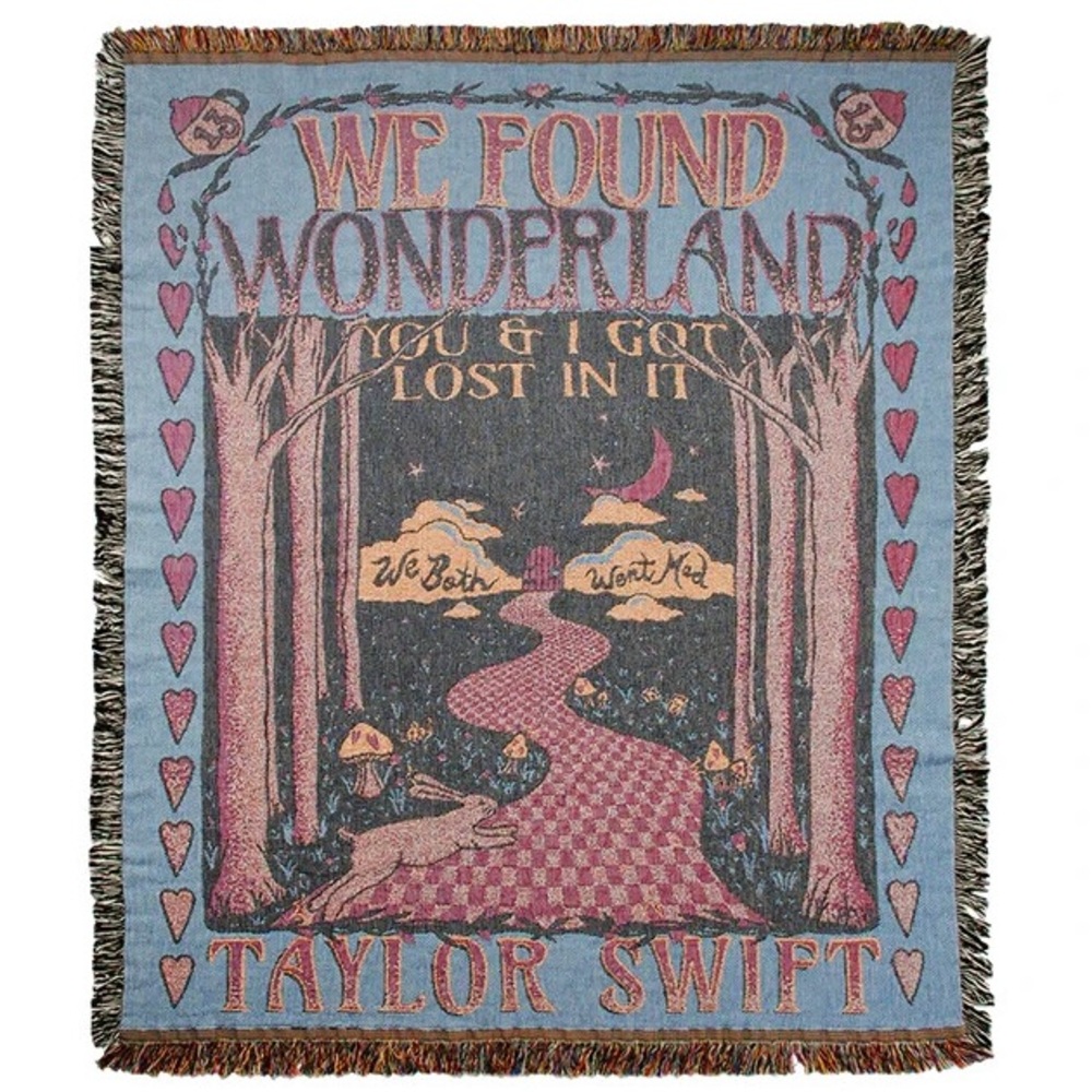 Taylor Swift Wonderland Tapestry Blanket